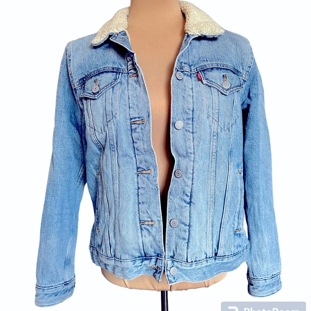 Levi's® Utility Sherpa Trucker Denim Jacket M